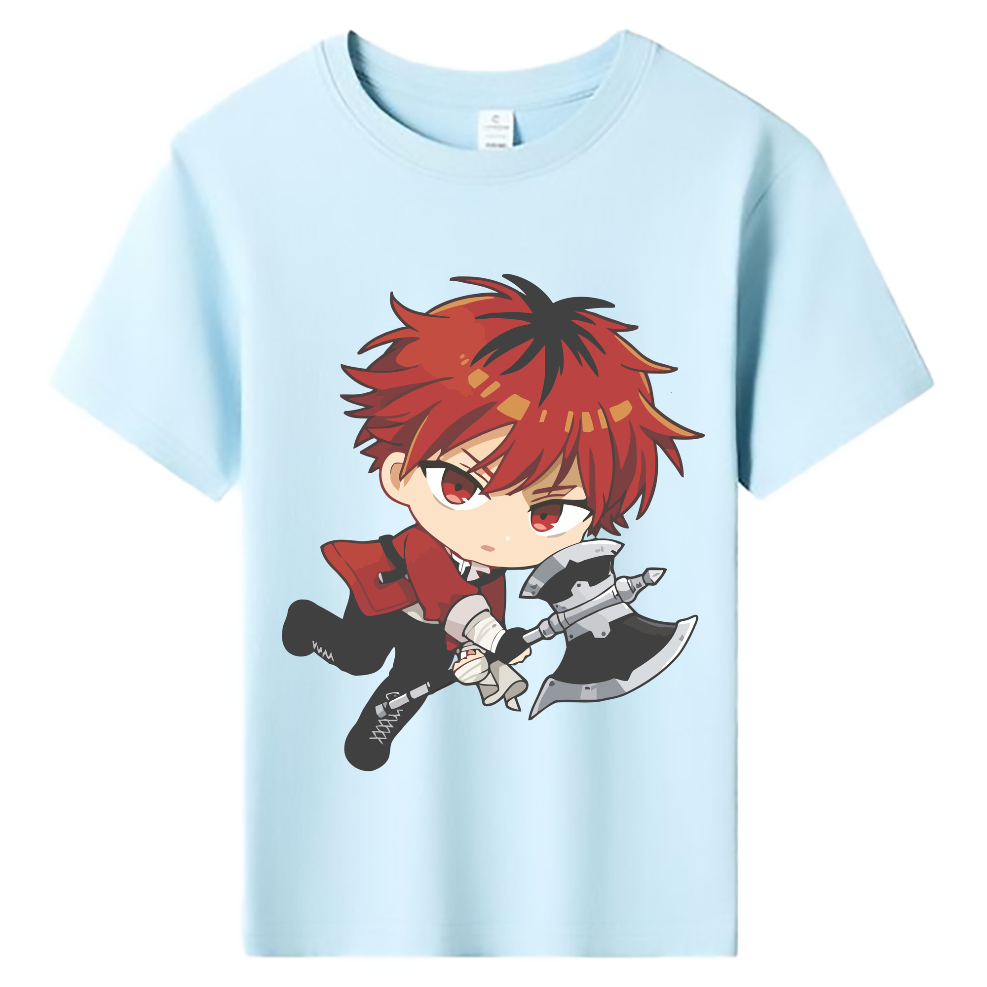 （画像用） 葬送のフリーレン Frieren 綿100％キッズTシャツ（フロントプリント）